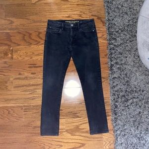 Black American eagle slim jeans